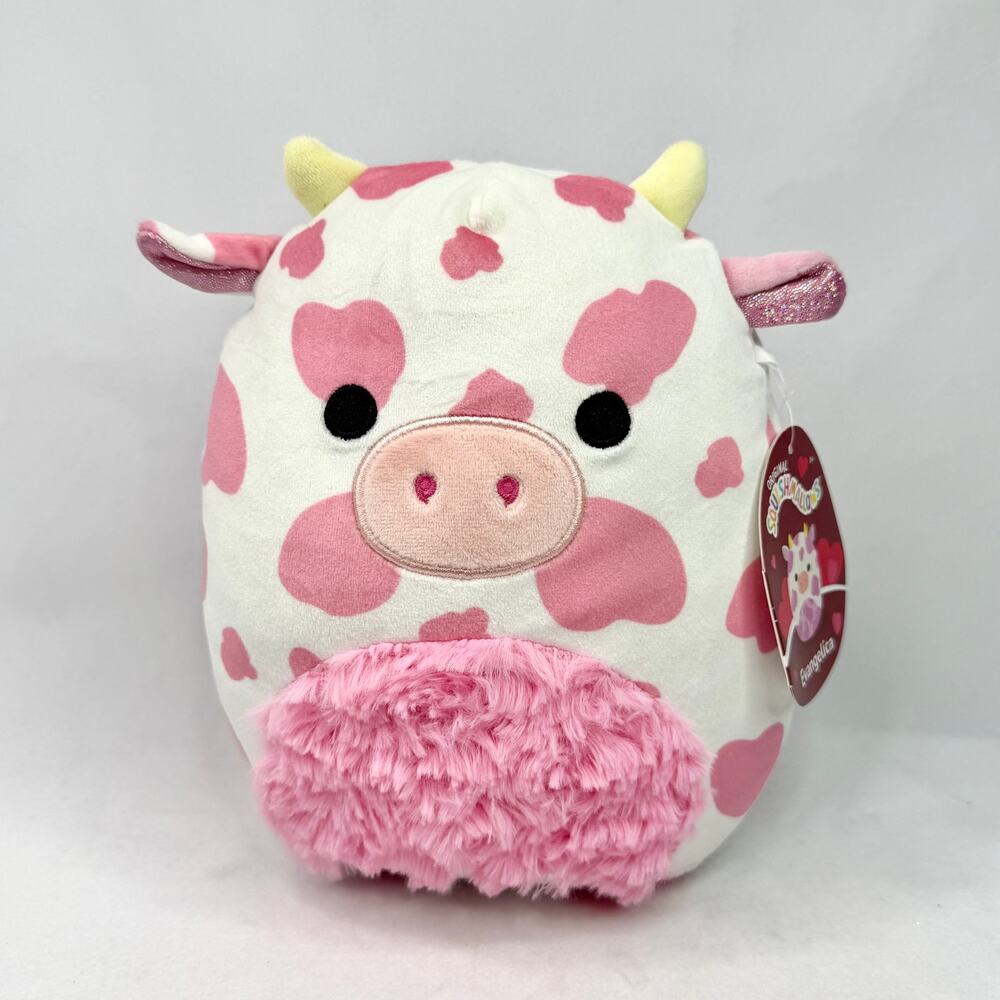 NWT Squishmallows Evangelica Cow Plush 8"